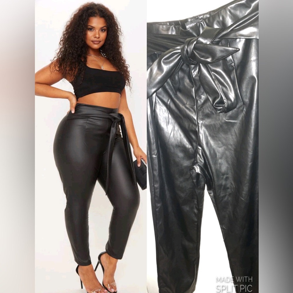 Leather leggings